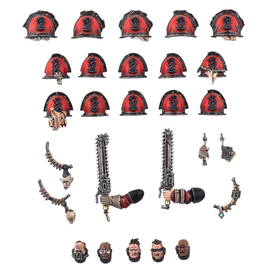 Warhammer 40,000 Chaos Space Marines Red Corsairs Upgrades And Transfers