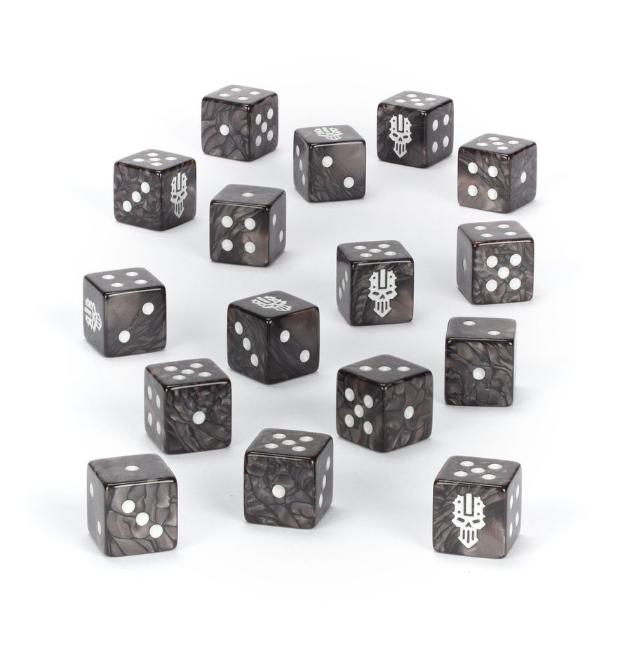 Warhammer 40,0000 Chaos Space Marines Iron Warriors Dice