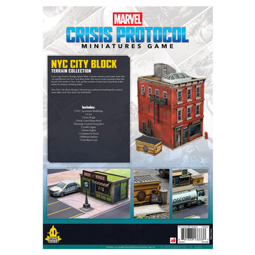 Marvel Crisis Protocol: NYC City Block Terrain Collection