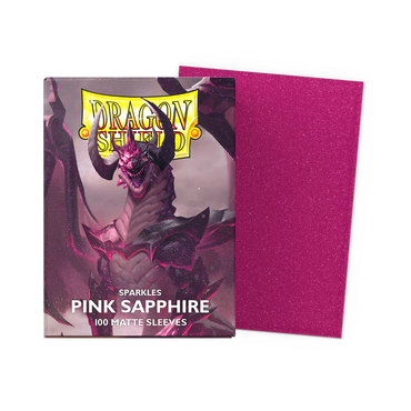 100ct Matte Sleeves - Standard Size - Pink Sapphire