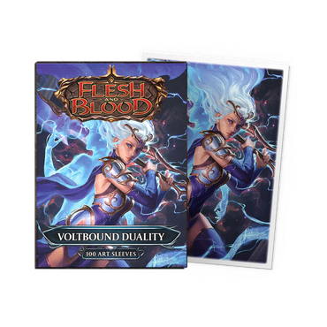 Dragon Shield Sleeves: Standard Matte Art Flesh and Blood - Voltbound Duality 100CT