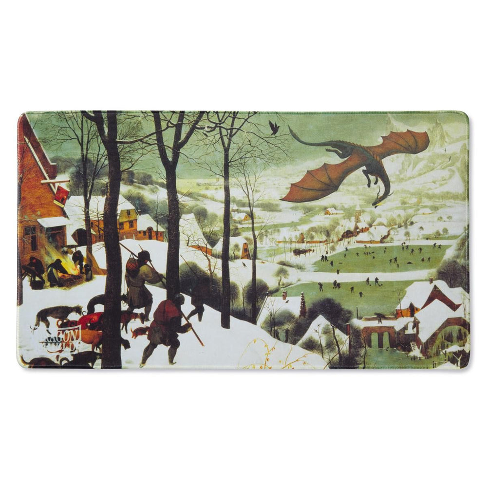 Dragon Shield Playmat: Dragons in Art - Hunters in the Snow