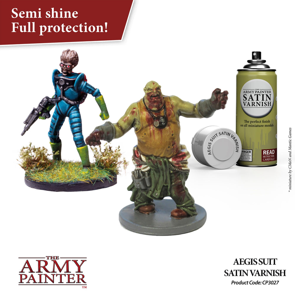 The Army Painter - Colour Spray Primer: Aegis Suit Satin Varnish, 402g