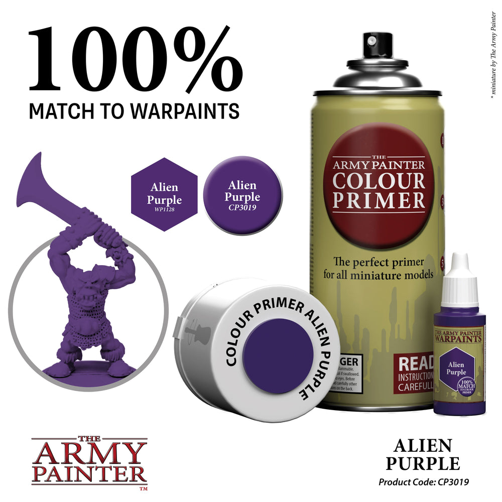 The Army Painter - Colour Spray Primer: Alien Purple, 402g