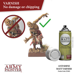 The Army Painter - Colour Spray Primer: Anti Shine Matt Varnish, 402g