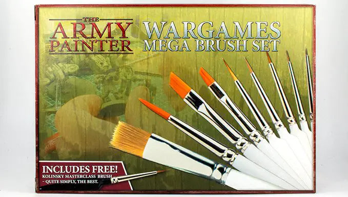 The Army Painter Wargames Mega Brush Set