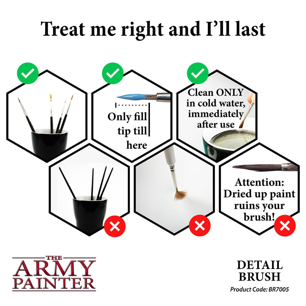 The Army Painter - Wargamer Brush: Detail