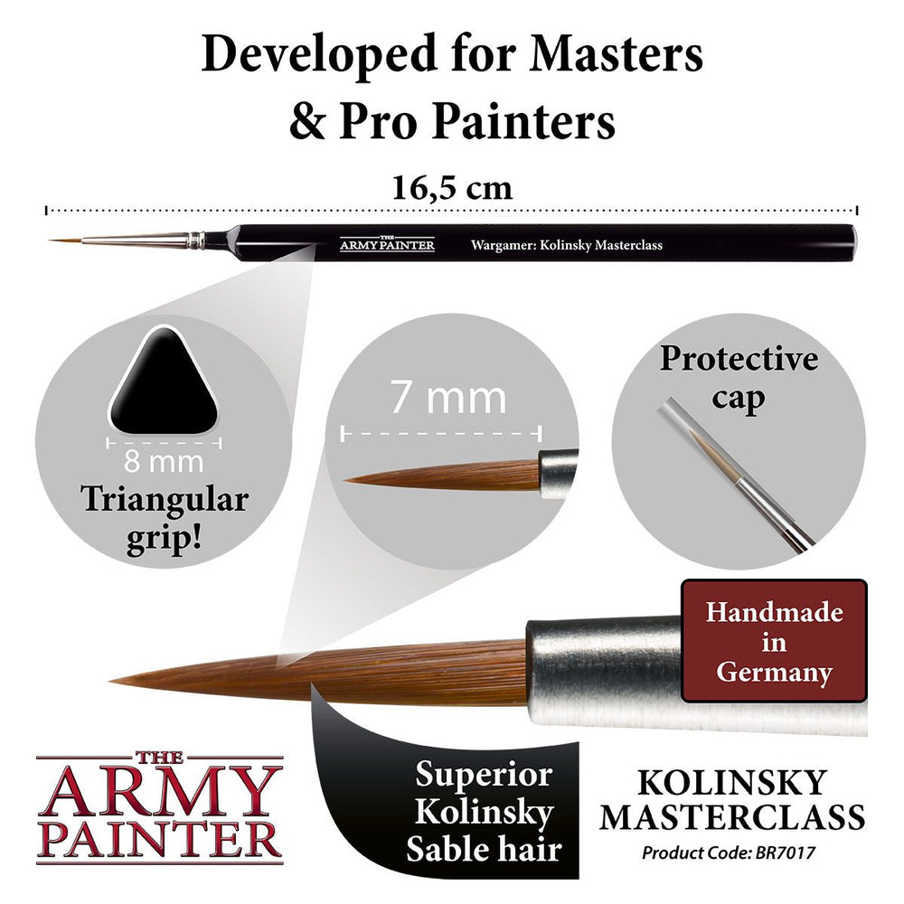 The Army Painter - Wargamer Brush: Kolinsky Masterclass