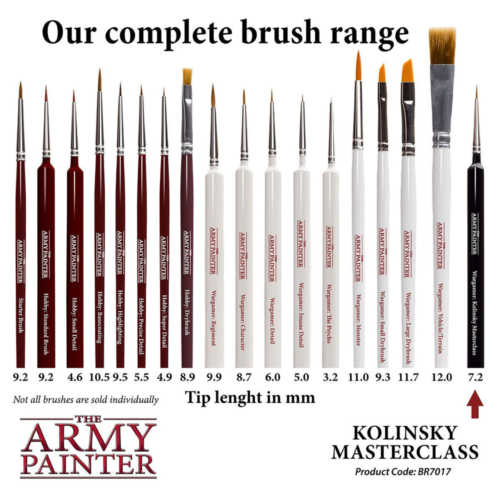 The Army Painter - Wargamer Brush: Kolinsky Masterclass