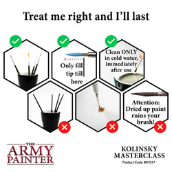 The Army Painter - Wargamer Brush: Kolinsky Masterclass