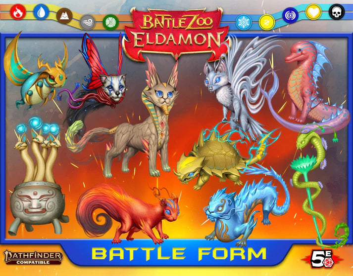 Battlezoo Eldamon Hardcover 5E [SIGNED! by creator Mark Seifter]
