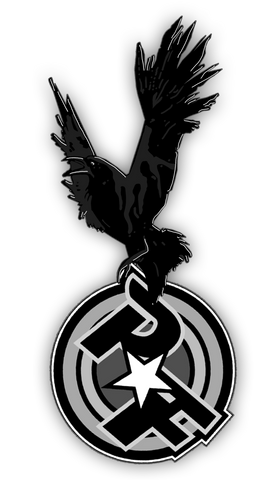 PF "Back From the Dead" Crow Logo Sticker
