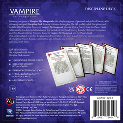 Vampire The Masquerade: RPG - Discipline and Blood Magic Cards