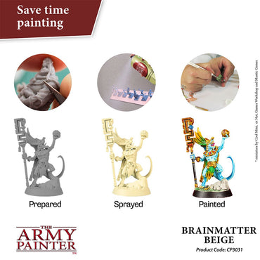 The Army Painter - Colour Spray Primer: Brainmatter Beige, 402g