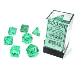 Borealis Light Green/Gold 7 Die Set