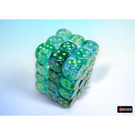 Borealis Kelp/Light Green 12mm D6 Dice