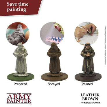 The Army Painter - Colour Spray Primer: Leather Brown, 402g
