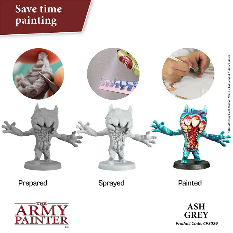 The Army Painter - Colour Spray Primer: Ash Grey, 402g