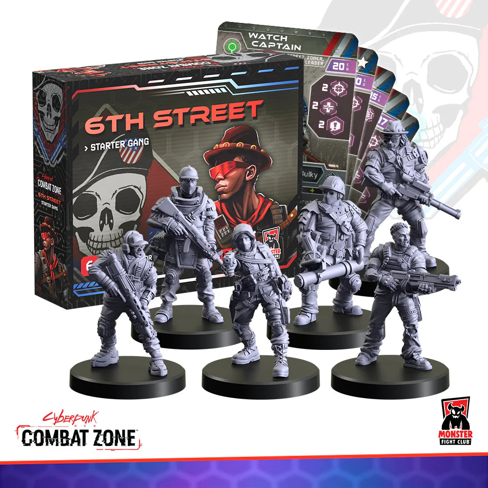 Cyberpunk RED: Combat Zone - 6th Street Faction Starter Box