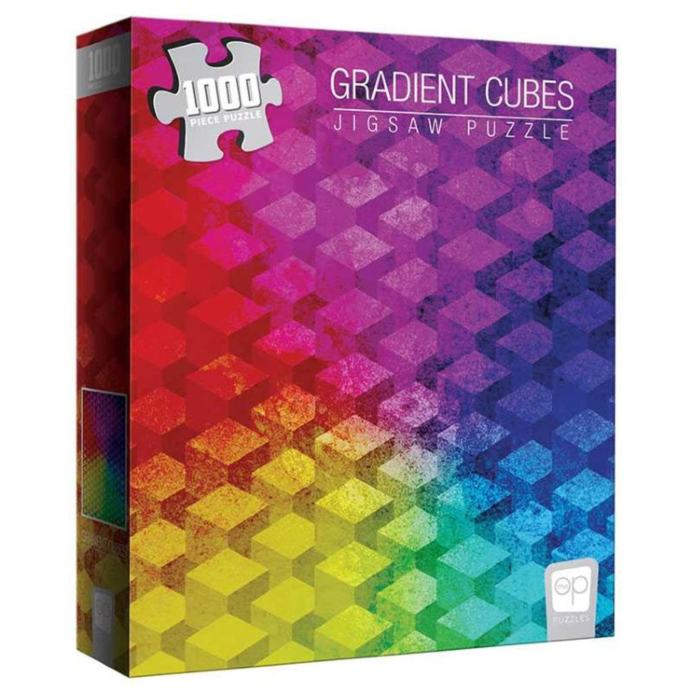 Gradient Cube Jigsaw Puzzle