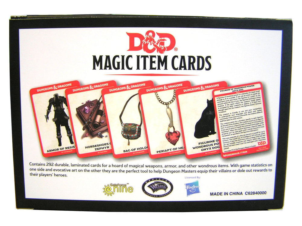 Dungeons & Dragons Magic Item Cards