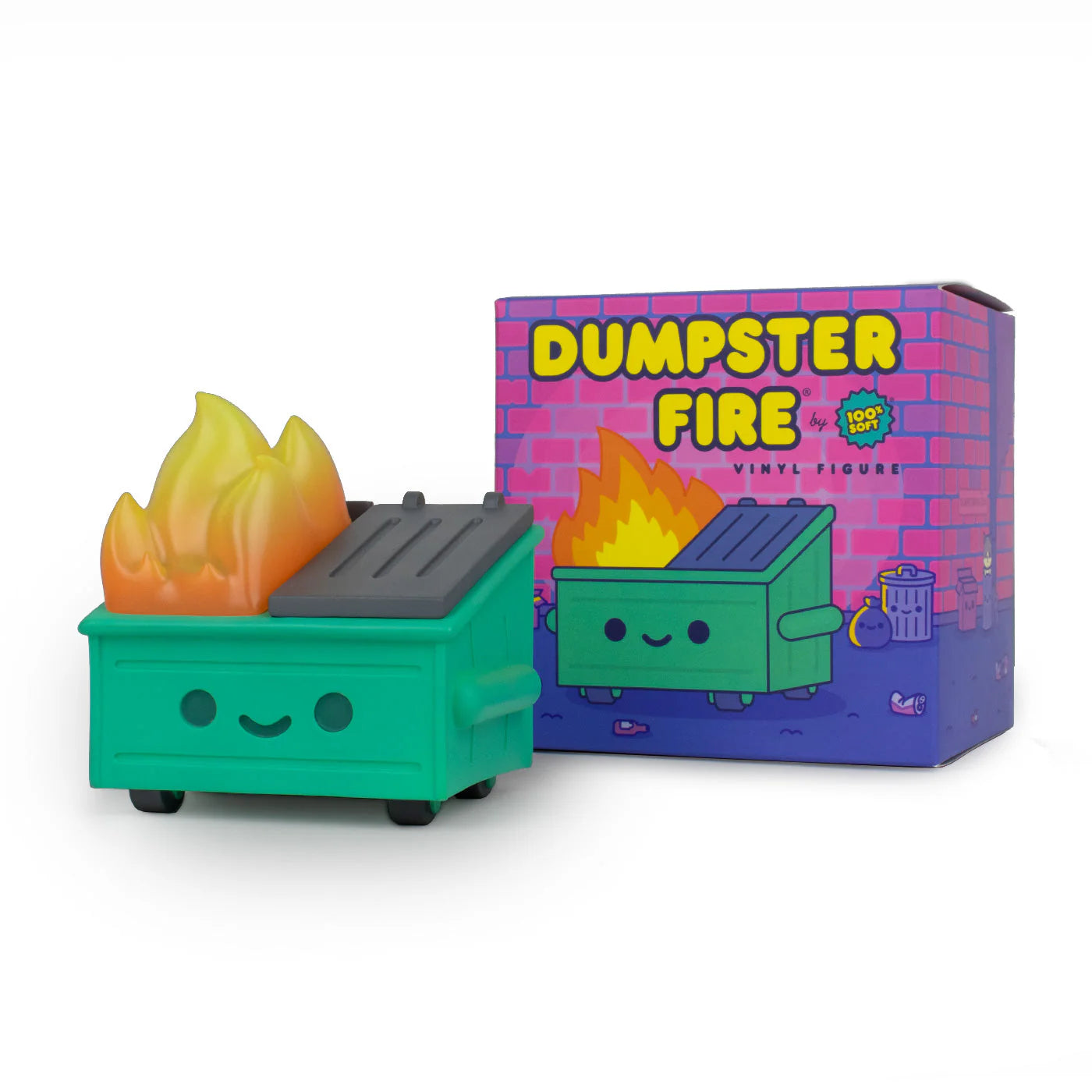 Dumpster Fire 8-Bit Vinyl Figure