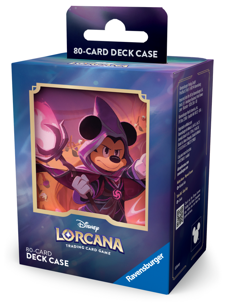Reign of Jafar 80-Card Deck Box [Mickey Mouse - Wayward Sorcerer]