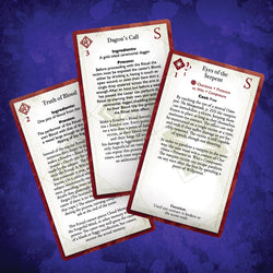 Vampire The Masquerade: RPG - Discipline and Blood Magic Cards