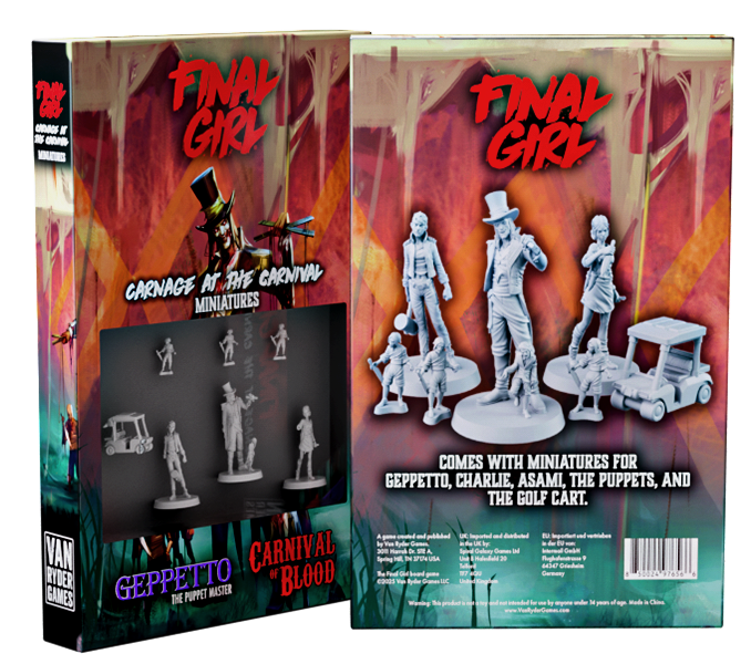 Final Girl Carnage At The Carnival Miniatures