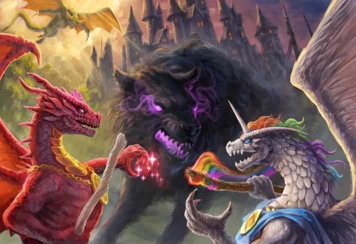 Battlezoo Dragons: Fairy Dragons Hardcover Limited Edition Cover 5E [SIGNED! by creator Mark Seifter]