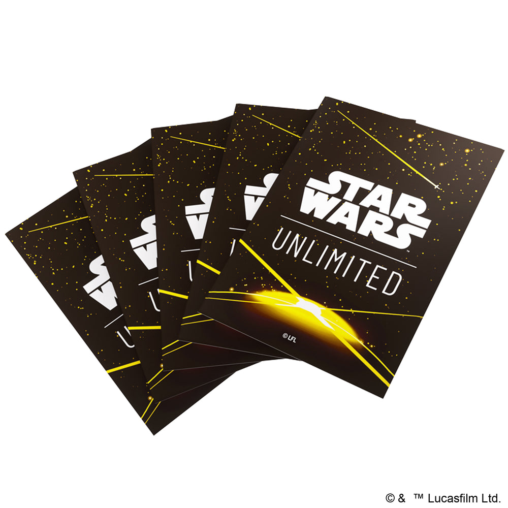 Star Wars: Unlimited - Shadows of the Galaxy Art Sleeves (Space Yellow)