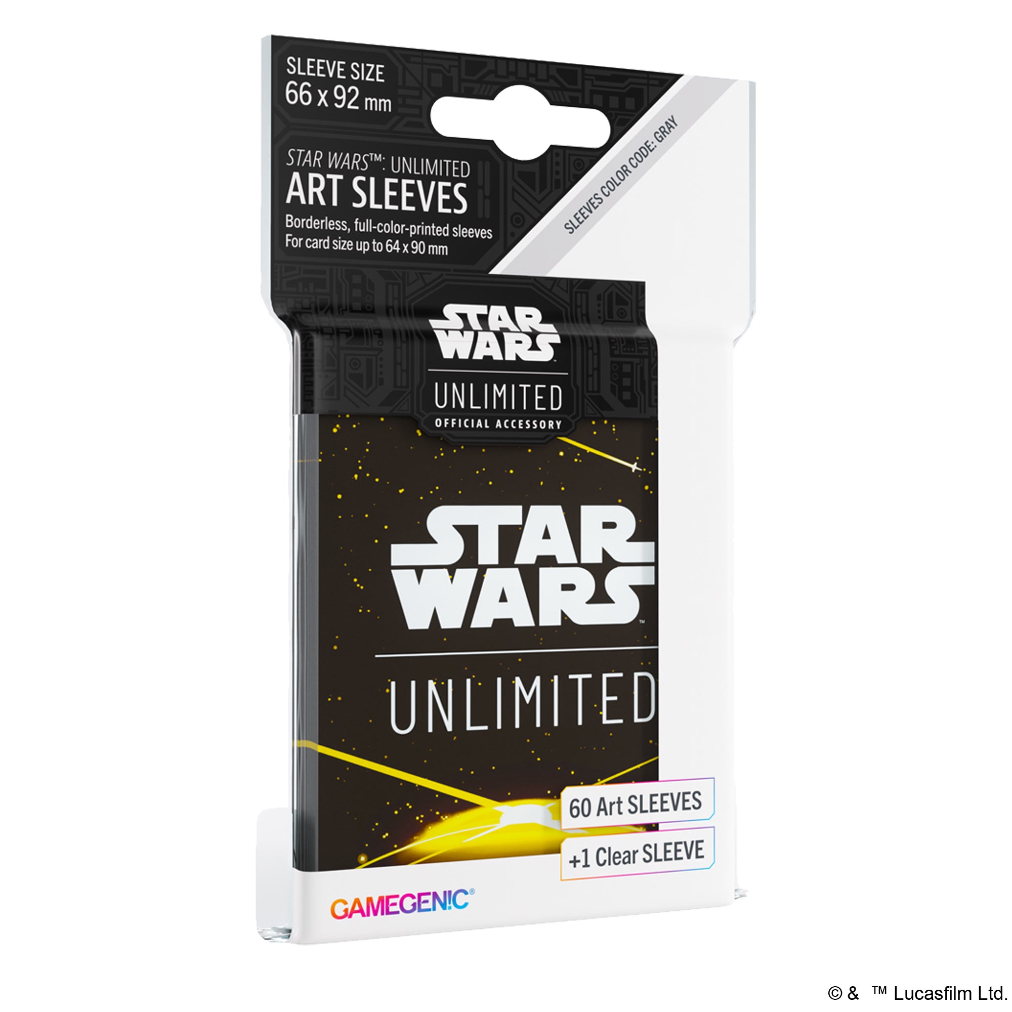 Star Wars: Unlimited - Shadows of the Galaxy Art Sleeves (Space Yellow)