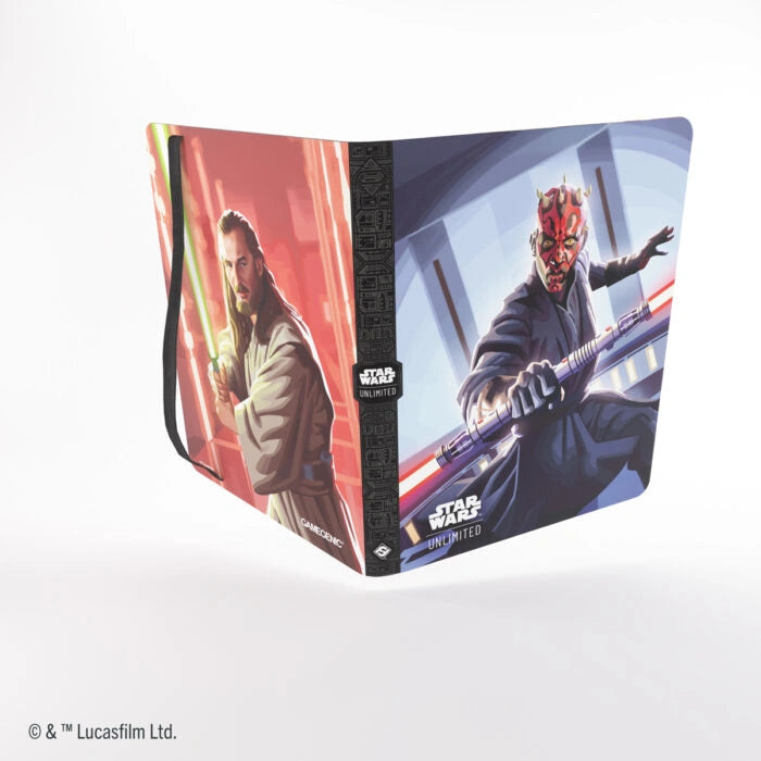 STAR WARS: UNLIMITED Casual Album 18-Pocket Binder - Qui-Gon Jin / Darth Maul