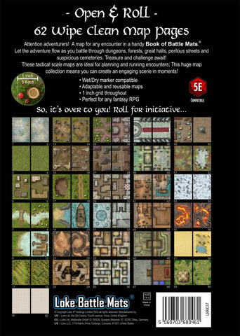 Giant Book of Battle Mats (Revised) - 12"X16"