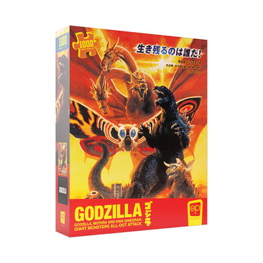 Godzilla Mothra and king Ghidorah Giant Monsters All-Out Attack Puzzle 1000