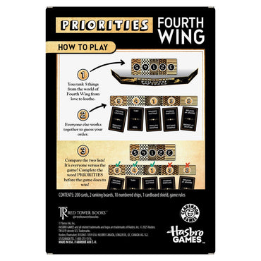 Priorities: Fourth Wing