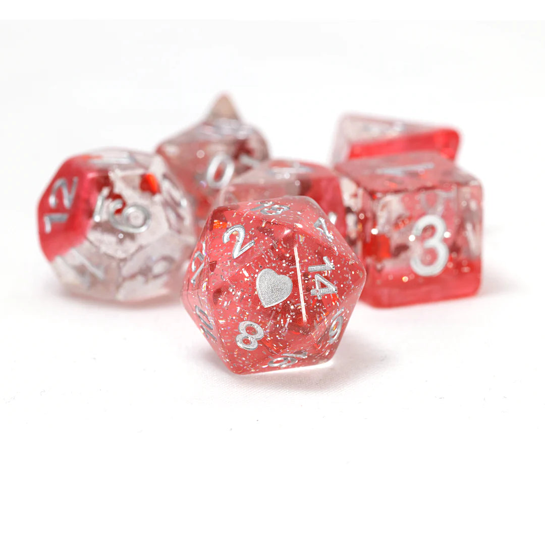 Dice Set Hearts