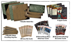 Hellboy: The Board Game (Kickstarter Exclusive Edition + Doors + Scenery + Box Full of Evil)