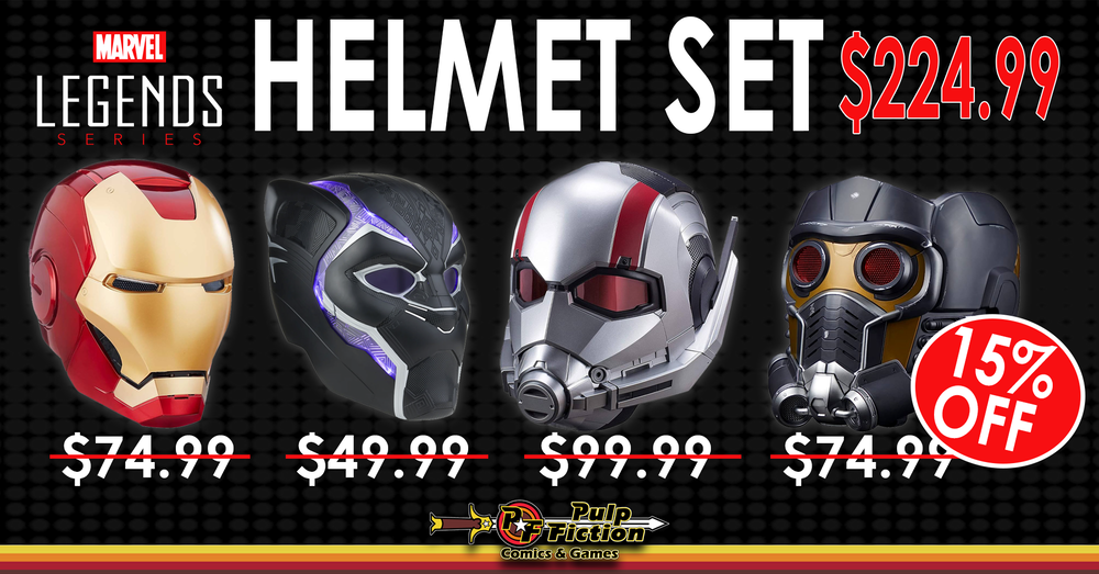 Marvel Legends Series Helmet Set (4)
