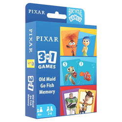 Bicycle: Disney: Pixar 3 in 1 Games Set