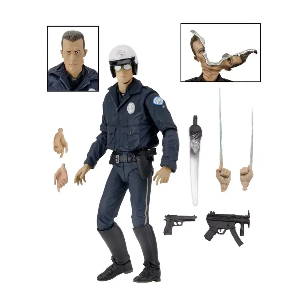 NECA Terminator 2 Judgment Day T-1000 Motorcycle cop