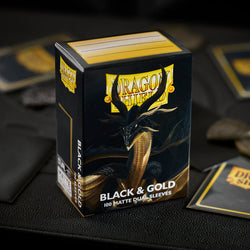 Deck Protector: Dual Matte: Black & Gold