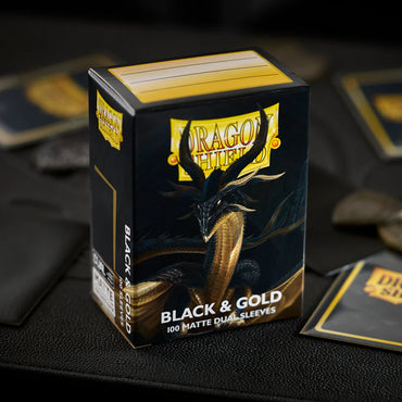 Deck Protector: Dual Matte: Black & Gold