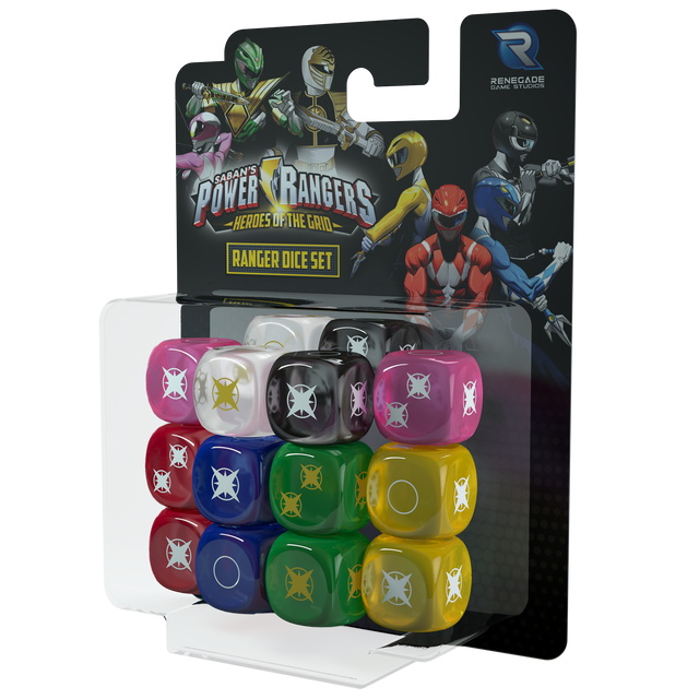 Power Rangers: Heroes of the Grid - Ranger Dice Set