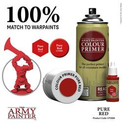 The Army Painter - Colour Spray Primer: Pure Red, 402g