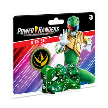 Power Rangers Roleplaying Game Dice Green