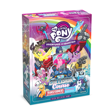My Little Pony Deck-Building Game Collision Course a Transformers Crossover Expansion