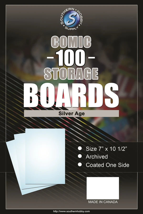 100 Silver Age Comic Storage Backing Boards