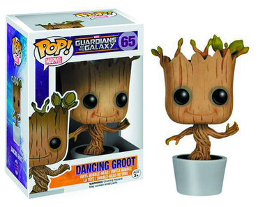 Funko Pop! Marvel 65 Guardians of the Galaxy Dancing Groot Bobble-Head