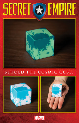Marvel Secret Empire (2017) Glow-in-the-Dark Promo Cosmic Cube (In Package)